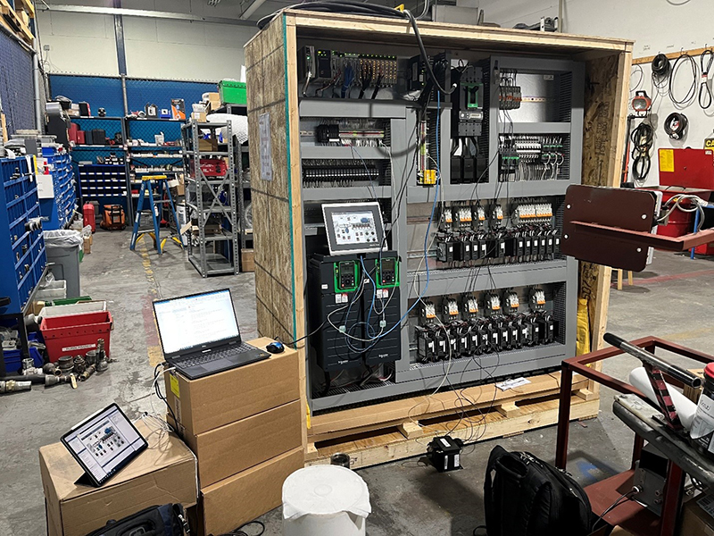 Barr designed an internal panel assembly to replace outdated equipment at a manufacturing facility.